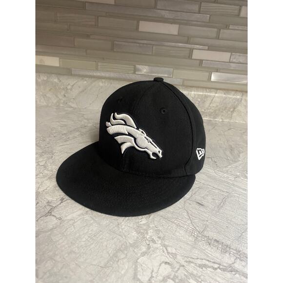 Denver Broncos New Era 59Fifty Fitted Hat Size 7 1/8 - Picture 1 of 10